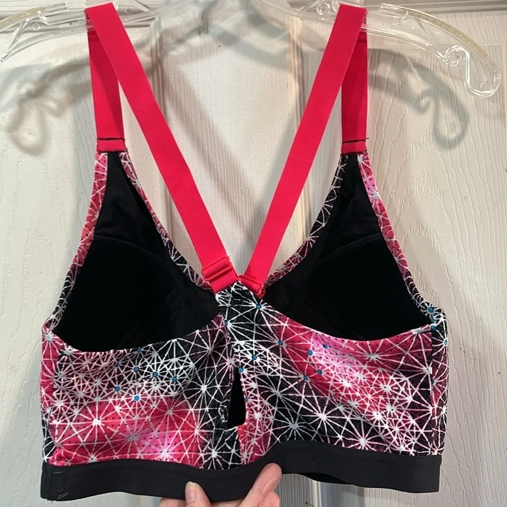 VSX Sport Women Sports Bra Multicolor Crossback Pullover Adjustable Strap 34DD - Picture 4 of 10